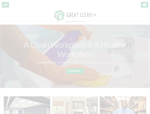 Tablet Screenshot of greatcleaninc.com